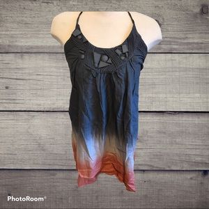 MM Couture by Miss Me Silk Ombre Halter Top